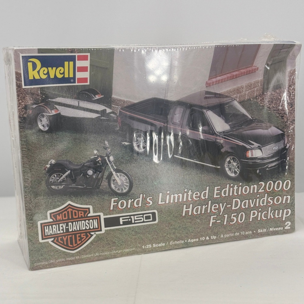 Revell 2000 Harley-Davidson Ford F-150 Pickup Model Kit 1:25 Scale 85-7685 NIB - Picture 2 of 10